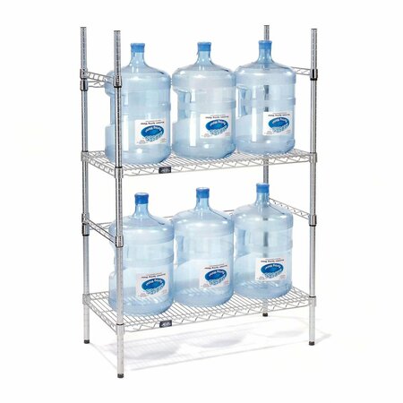 NEXEL 5 Gallon Water Bottle Storage Rack, 6 Bottle Capacity 797084